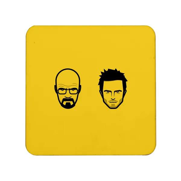 Multicolor_Breaking_Bad_Walter_Jesse_Yellow_Black_Set_Of_2_Square_Wooden_Coaster