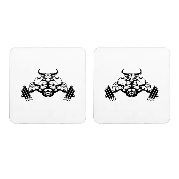 Multicolor_Bulls_Gym_Set_Of_2_Square_Wooden_Coaster