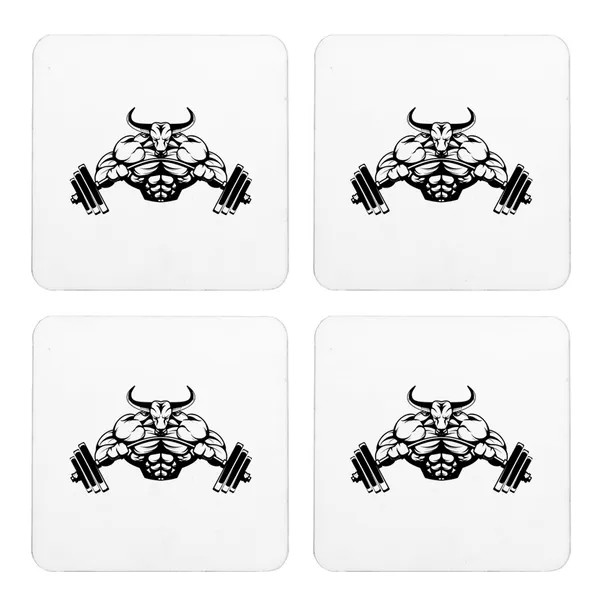 Multicolor_Bulls_Gym_Set_Of_2_Square_Wooden_Coaster