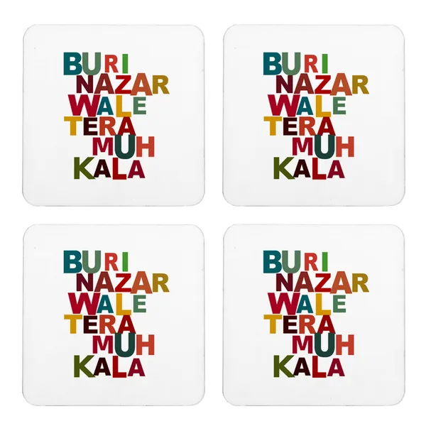 Multicolor_Buri_Nazar_Wale_Tera_Muh_Kala_Set_Of_2_Square_Wooden_Coaster