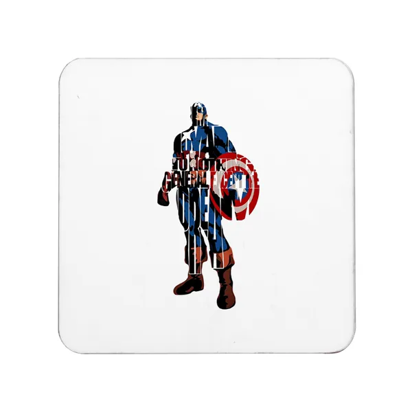 Multicolor_Captain_America_I'M_Loyal_To_Nothing_General_Except_The_Dream_Set_Of_2_Square_Wooden_Coaster