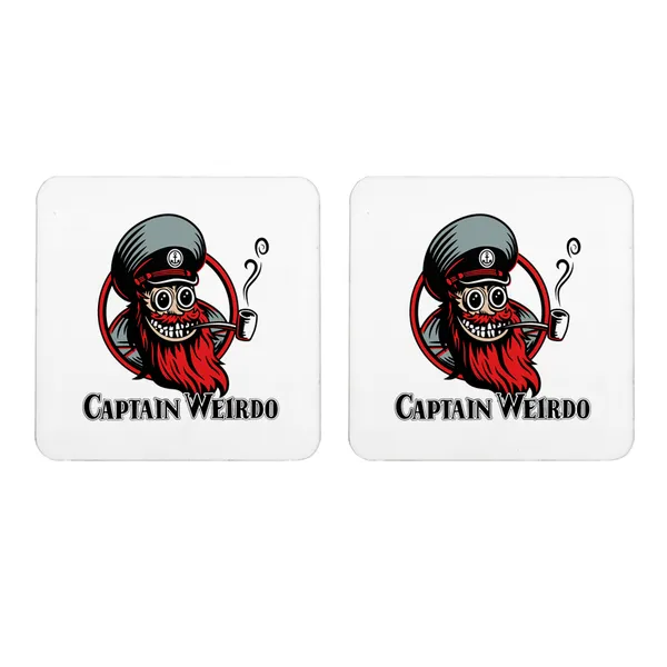 Multicolor_Captain_Weirdo_Set_Of_2_Square_Wooden_Coaster