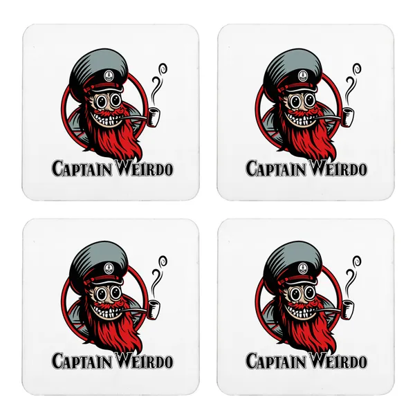 Multicolor_Captain_Weirdo_Set_Of_2_Square_Wooden_Coaster