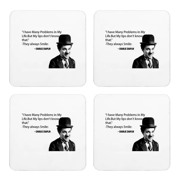 Multicolor_Charlie_Chaplin_They_Always_Smile_Set_Of_2_Square_Wooden_Coaster