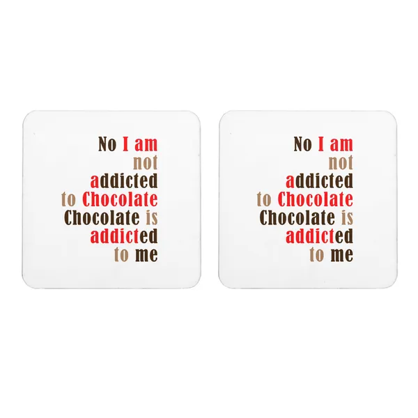 Multicolor_Chocolate_Is_Addicted_To_Me_Set_Of_2_Square_Wooden_Coaster