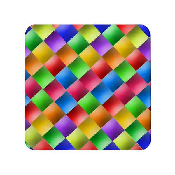 Multicolor_Colorful_Diamond_Pattern_Set_Of_2_Square_Wooden_Coaster