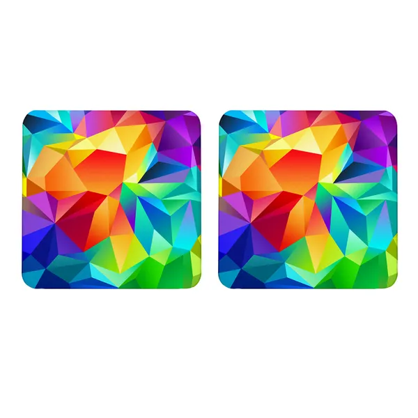Multicolor_Colorful_Geometric_Patterns_Coaster_Set_Of_2_Square_Wooden_Coaster