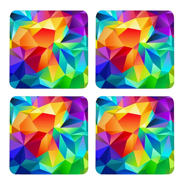 Multicolor_Colorful_Geometric_Patterns_Coaster_Set_Of_2_Square_Wooden_Coaster