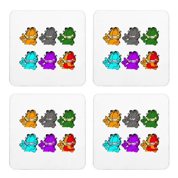 Multicolor_Colors_Of_Garfield_Set_Of_2_Square_Wooden_Coaster