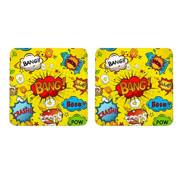 Multicolor_Comic_Exclusive_Set_Of_2_Square_Wooden_Coaster