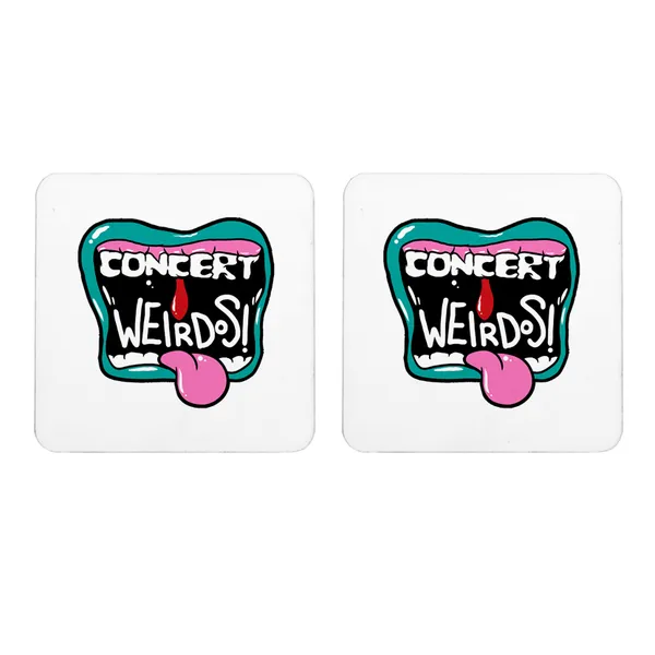 Multicolor_Concert_Weirdos_Set_Of_2_Square_Wooden_Coaster