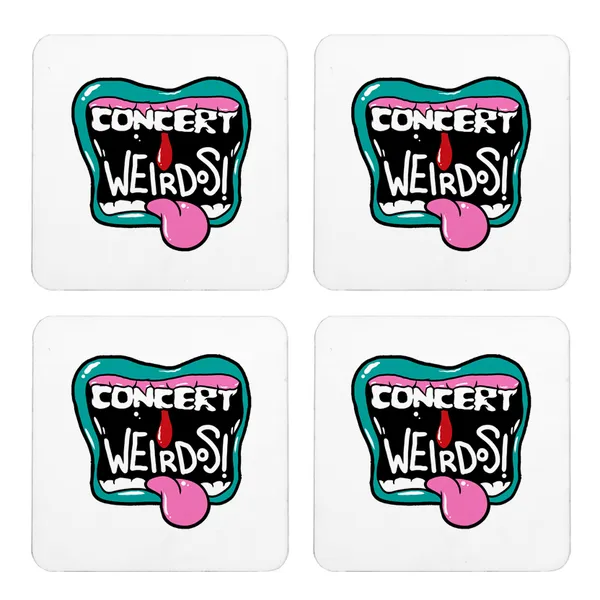 Multicolor_Concert_Weirdos_Set_Of_2_Square_Wooden_Coaster