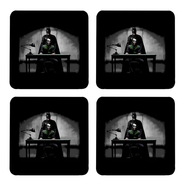 Multicolor_Dark_Knight_Batman_Interrogates_Joker_Set_Of_2_Square_Wooden_Coaster