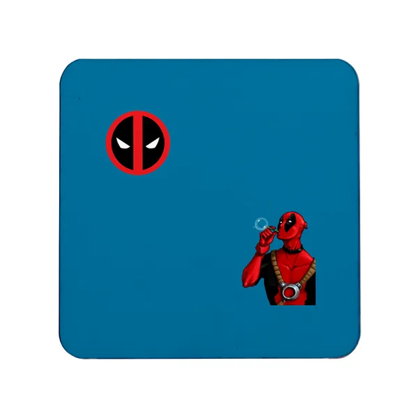 Multicolor_Deadpool_Comic_Set_Of_2_Square_Wooden_Coaster