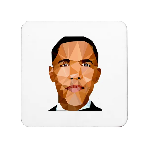 Multicolor_Barack_Obama_Geometric_Art_Set_Of_2_Square_Wooden_Coaster
