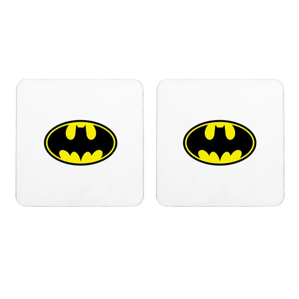 Multicolor_Batman_Old_Logo_Set_Of_2_Square_Wooden_Coaster