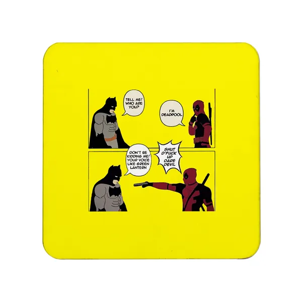 Multicolor_Batman_Vs_Deadpool_Set_Of_2_Square_Wooden_Coaster