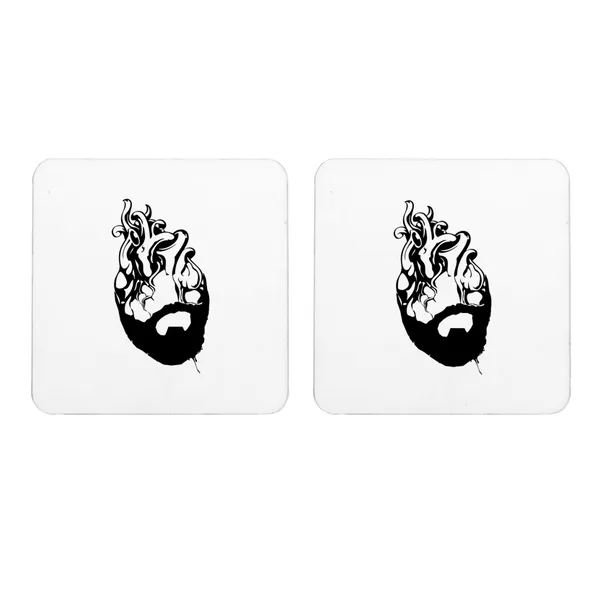 Multicolor_Beard_Heart_Set_Of_2_Square_Wooden_Coaster