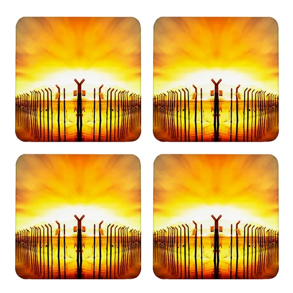 Multicolor_Beautiful_Dawn_Set_Of_2_Square_Wooden_Coaster