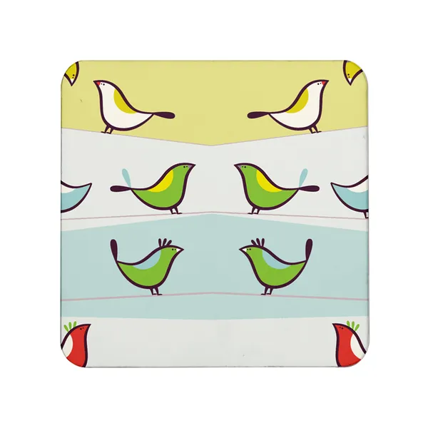 Multicolor_Birds_On_Wire_Set_Of_2_Square_Wooden_Coaster