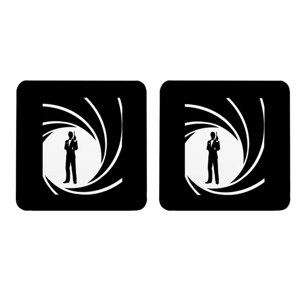Multicolor_Bond_Classic_Shadow_Set_Of_2_Square_Wooden_Coaster