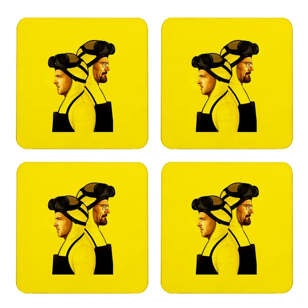 Yellow_Breaking_Bad_Poster_All_Yellow_Set_Of_2_Square_Wooden_Coaster