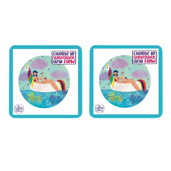 Multicolor_The_'Go_With_The_Flow'_Set_Of_2_Square_Wooden_Coaster