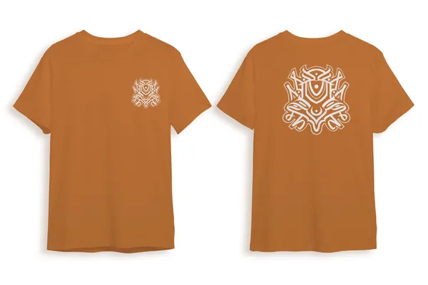 Pack_Of_1_Brown_Meditative_Monk_180_GSM_Cotton_T-Shirt
