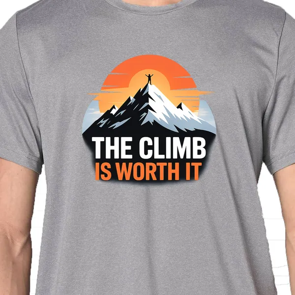 Mooch_Wale_The_Climb_Is_Worth_It_Quick-Dri_T-shirt