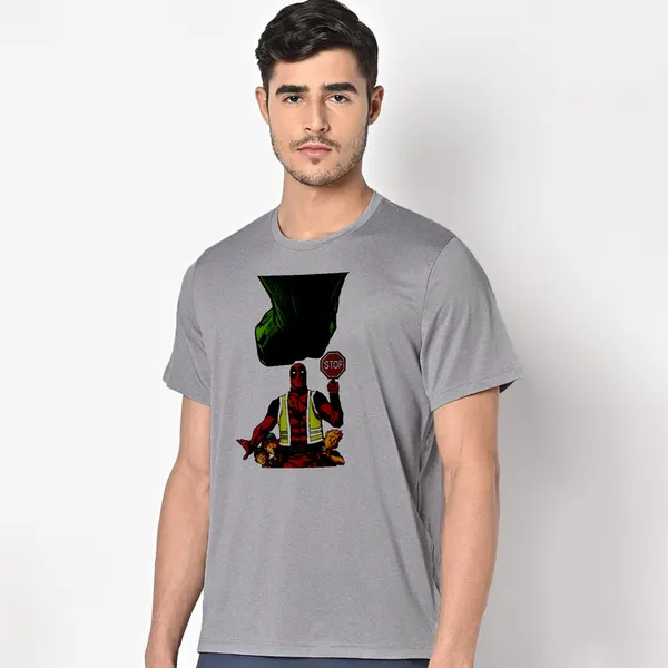 Mooch_Wale_Deadpool_Stops_Hulk__Quick-Dri_T-shirt_For_Men