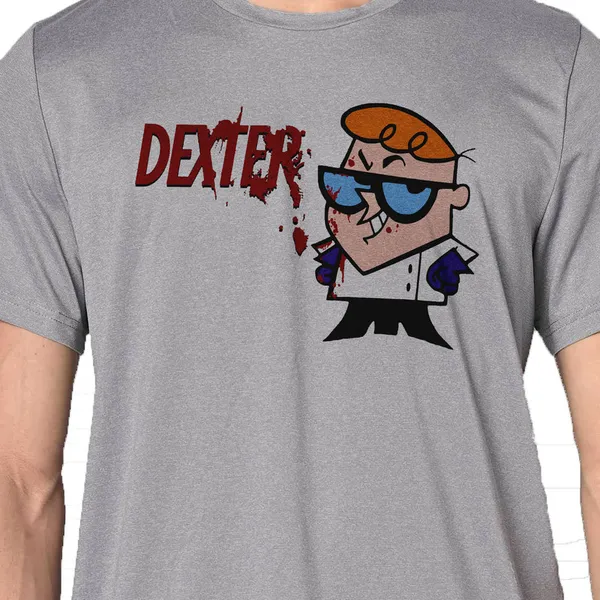 Mooch_Wale_Dexter_Cartoon_In_New_Style__Quick-Dri_T-shirt_For_Men