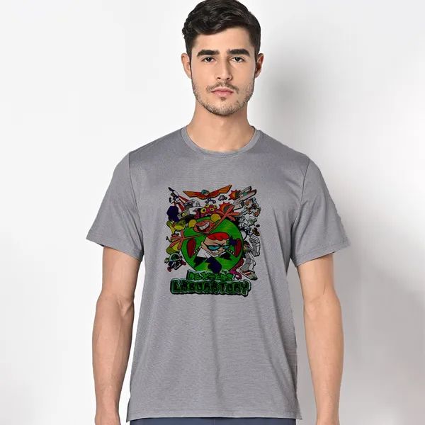 Mooch_Wale_Dexter_Laboratory_Poster__Quick-Dri_T-shirt_For_Men