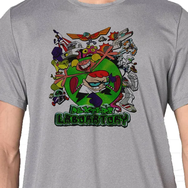 Mooch_Wale_Dexter_Laboratory_Poster__Quick-Dri_T-shirt_For_Men