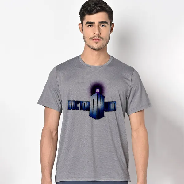 Mooch_Wale_Doctor_Who_Logo__Quick-Dri_T-shirt_For_Men