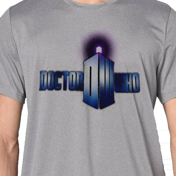 Mooch_Wale_Doctor_Who_Logo__Quick-Dri_T-shirt_For_Men