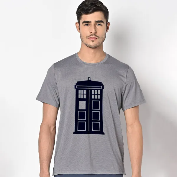 Mooch_Wale_Doctor_Who_Tardis_Front__Quick-Dri_T-shirt_For_Men