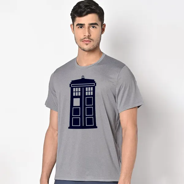 Mooch_Wale_Doctor_Who_Tardis_Front__Quick-Dri_T-shirt_For_Men