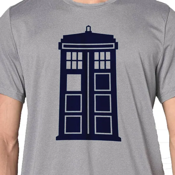 Mooch_Wale_Doctor_Who_Tardis_Front__Quick-Dri_T-shirt_For_Men