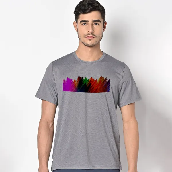 Mooch_Wale_Feathers_Colorful__Quick-Dri_T-shirt_For_Men