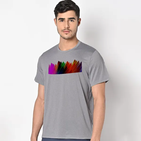 Mooch_Wale_Feathers_Colorful__Quick-Dri_T-shirt_For_Men