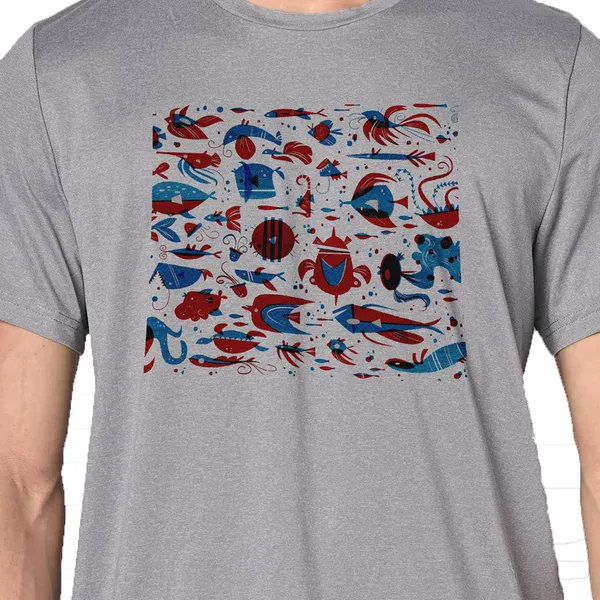 Mooch_Wale_Fishes_Blue_And_Red_Art__Quick-Dri_T-shirt_For_Men