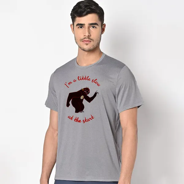 Mooch_Wale_Flash_Zootopia_Im_Alittle_Slow_At_The_Start__Quick-Dri_T-shirt_For_Men