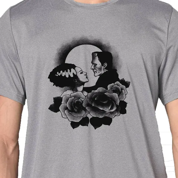 Mooch_Wale_Frankenstein_Love_Style__Quick-Dri_T-shirt_For_Men
