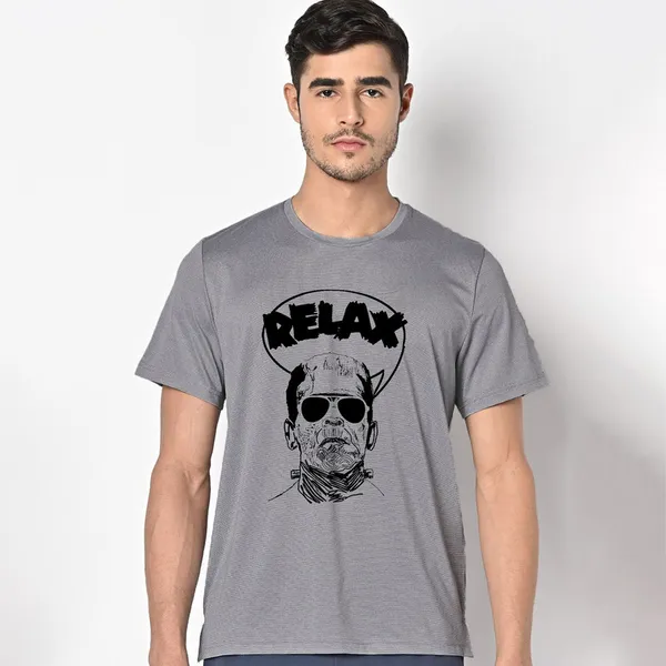 Mooch_Wale_Frankiestein_Say_Relax__Quick-Dri_T-shirt_For_Men