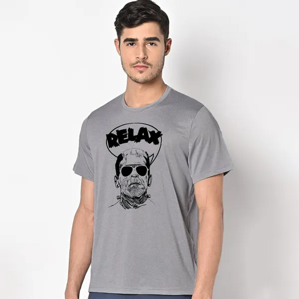 Mooch_Wale_Frankiestein_Say_Relax__Quick-Dri_T-shirt_For_Men