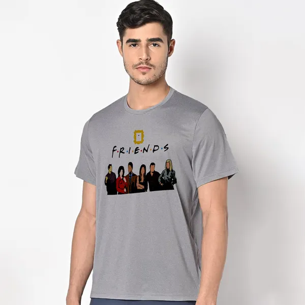 Mooch_Wale_Friends_At_The_Door__Quick-Dri_T-shirt_For_Men