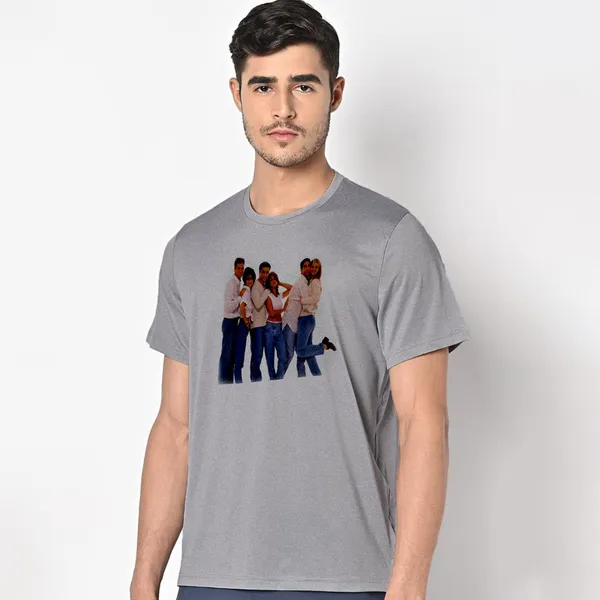 Mooch_Wale_Friends_Classic_White_And_Blue__Quick-Dri_T-shirt_For_Men