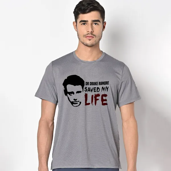 Mooch_Wale_Friends_Dr_Drake_Ramore_Saved_My_Life__Quick-Dri_T-shirt_For_Men