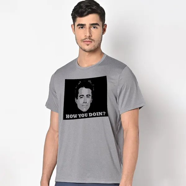 Mooch_Wale_Friends_Joye_How_You_Doin_Black_And_White__Quick-Dri_T-shirt_For_Men