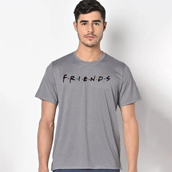 Mooch_Wale_Friends_Logo__Quick-Dri_T-shirt_For_Men